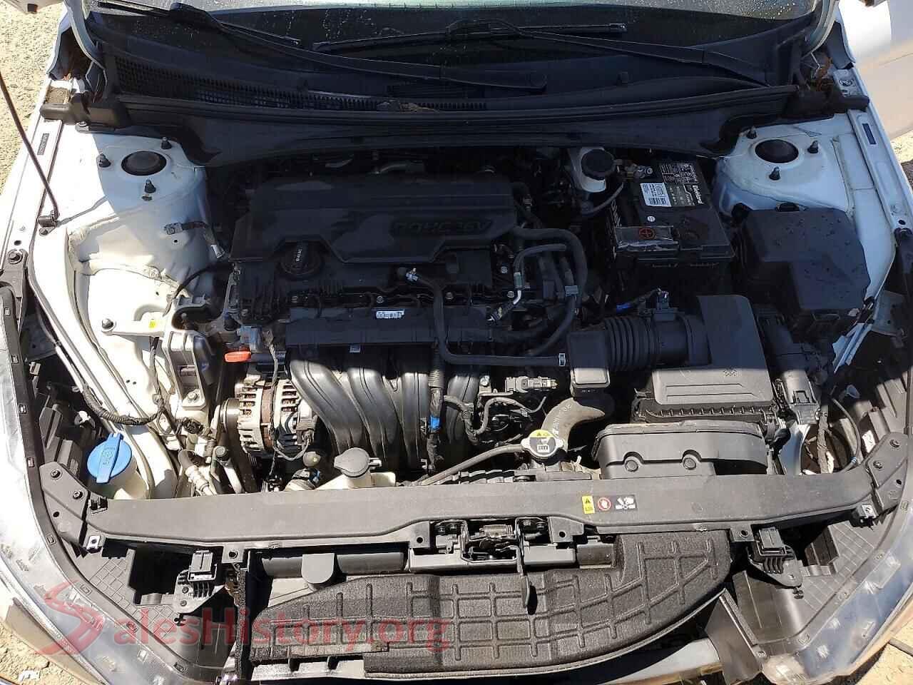 2021 HYUNDAI ELANTRA VIN 5NPLM4AG8MH052389, VIN plate