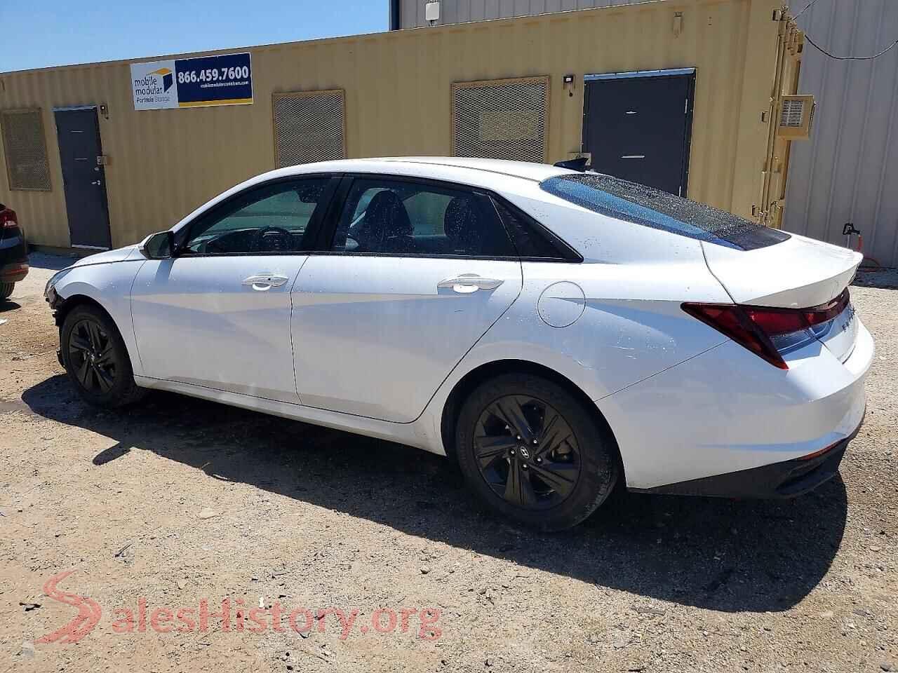 2021 HYUNDAI ELANTRA VIN 5NPLM4AG8MH052389, front view