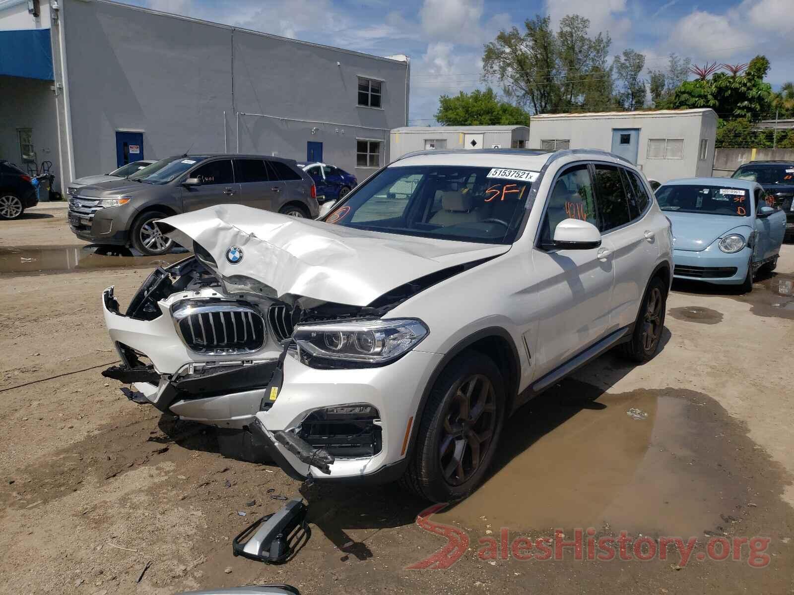 5UXTY3C02M9F13577 2021 BMW X3