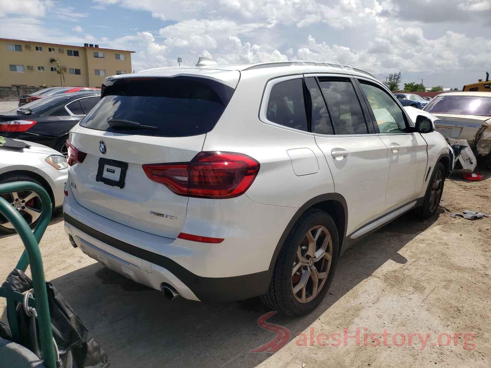 5UXTY3C02M9F13577 2021 BMW X3