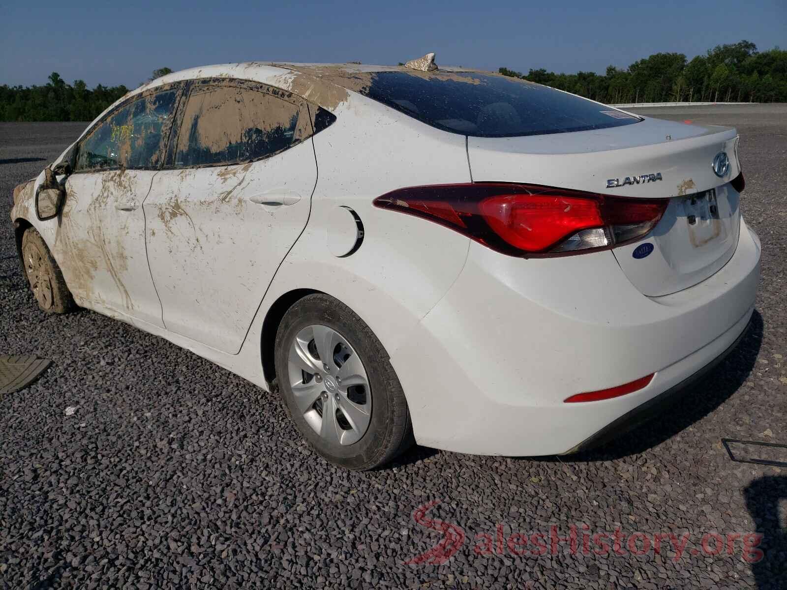 5NPDH4AE9GH785997 2016 HYUNDAI ELANTRA