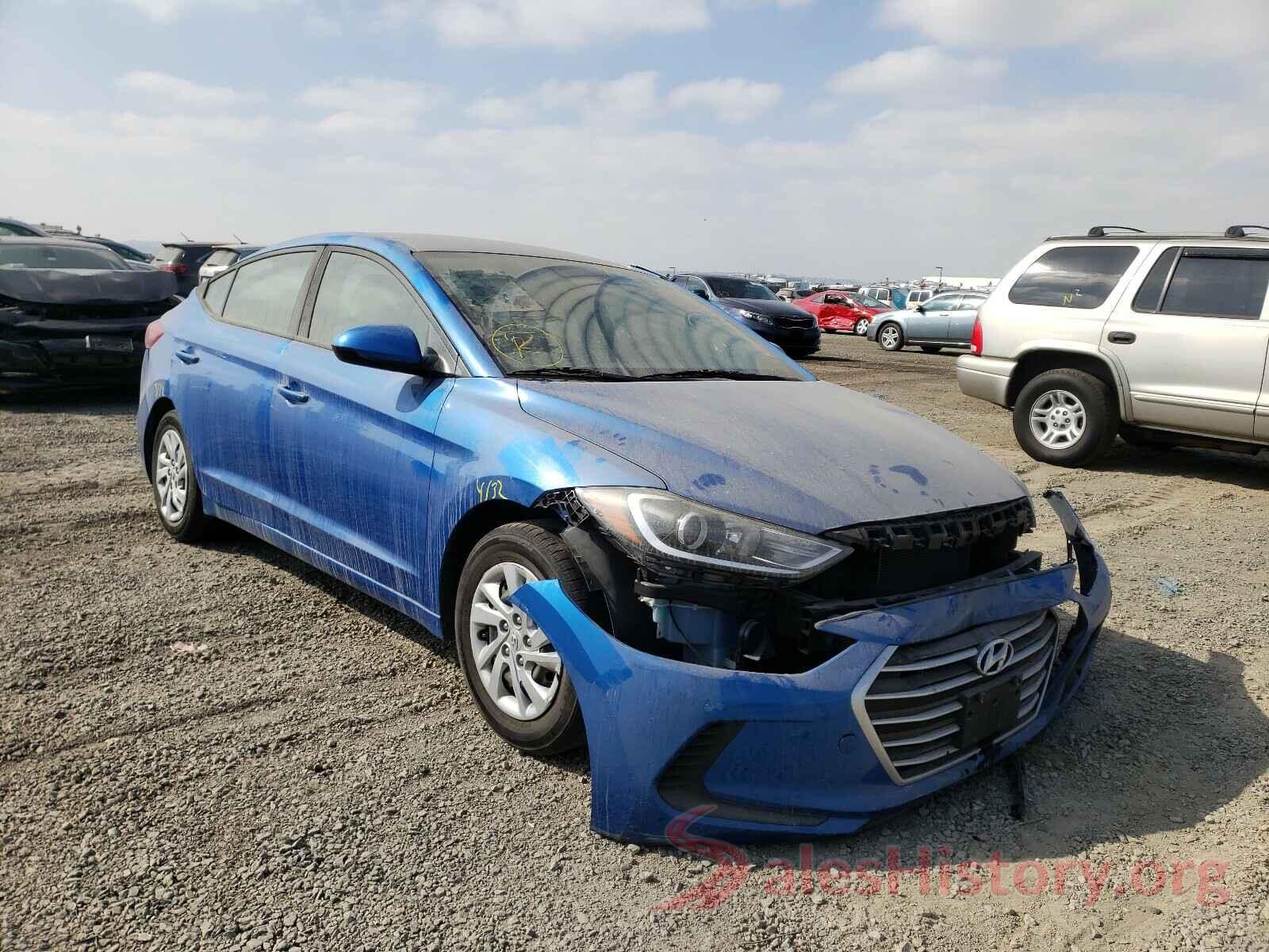 KMHD74LF9HU085974 2017 HYUNDAI ELANTRA