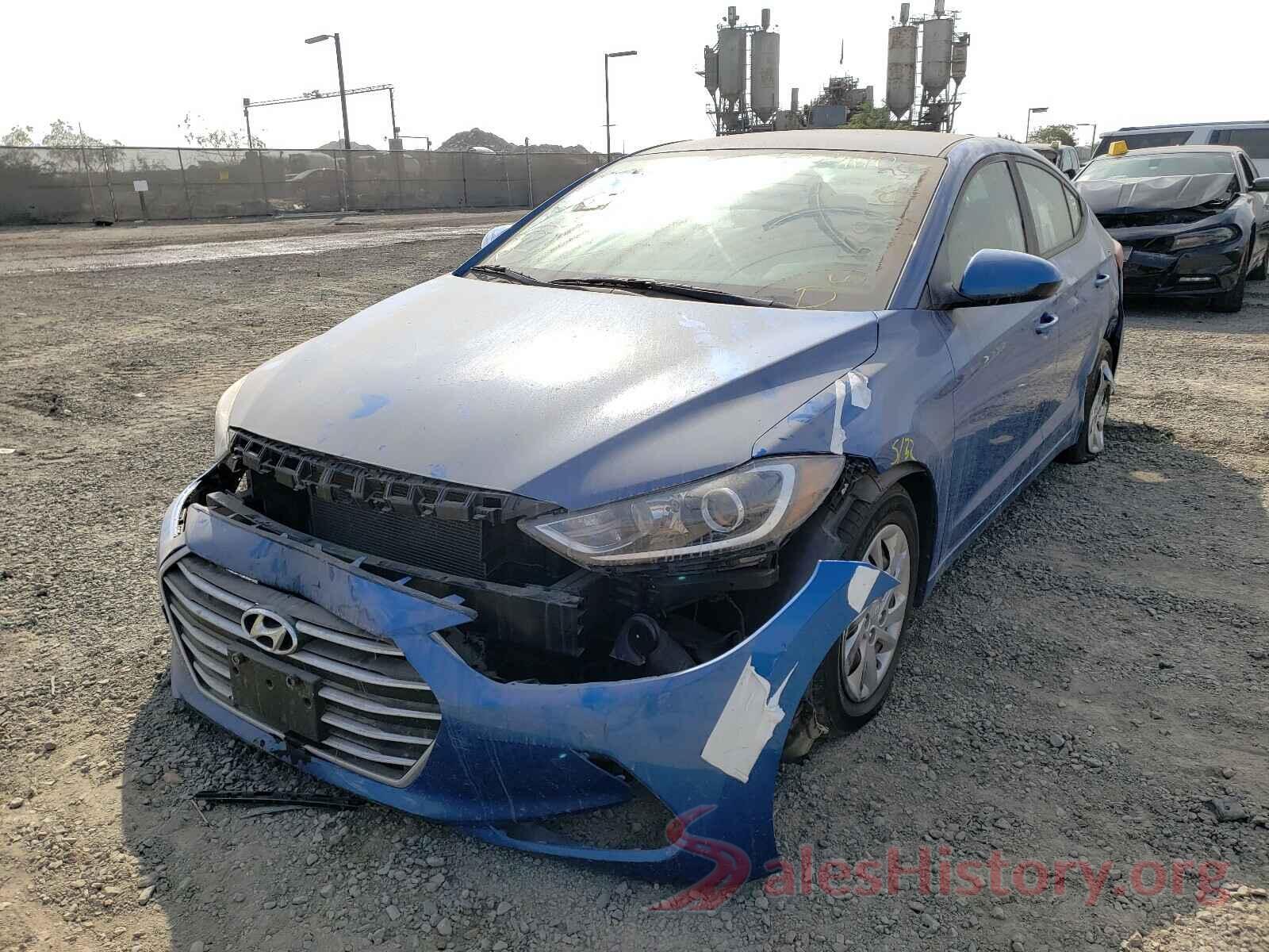 KMHD74LF9HU085974 2017 HYUNDAI ELANTRA