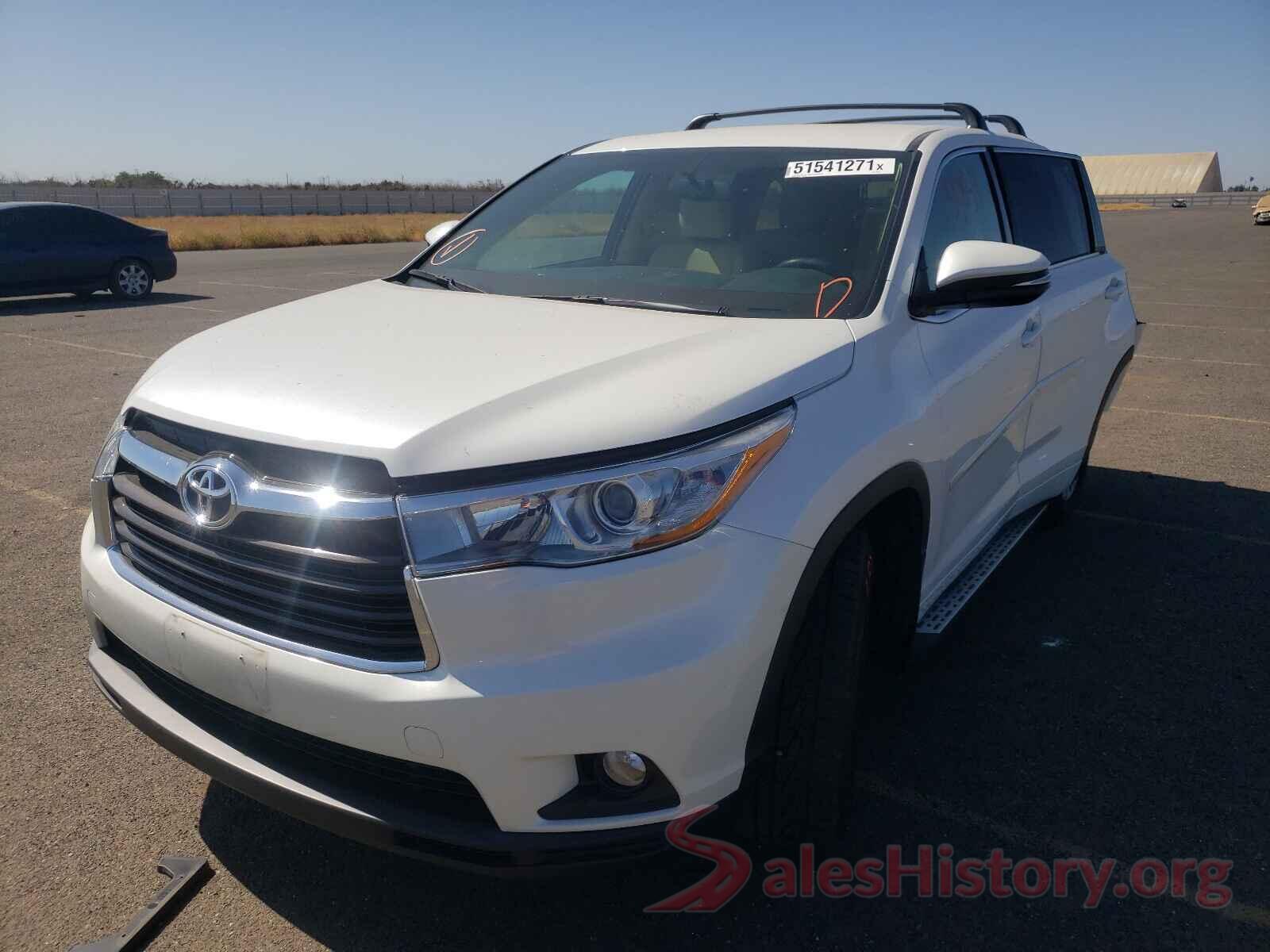 5TDZKRFH2GS168684 2016 TOYOTA HIGHLANDER