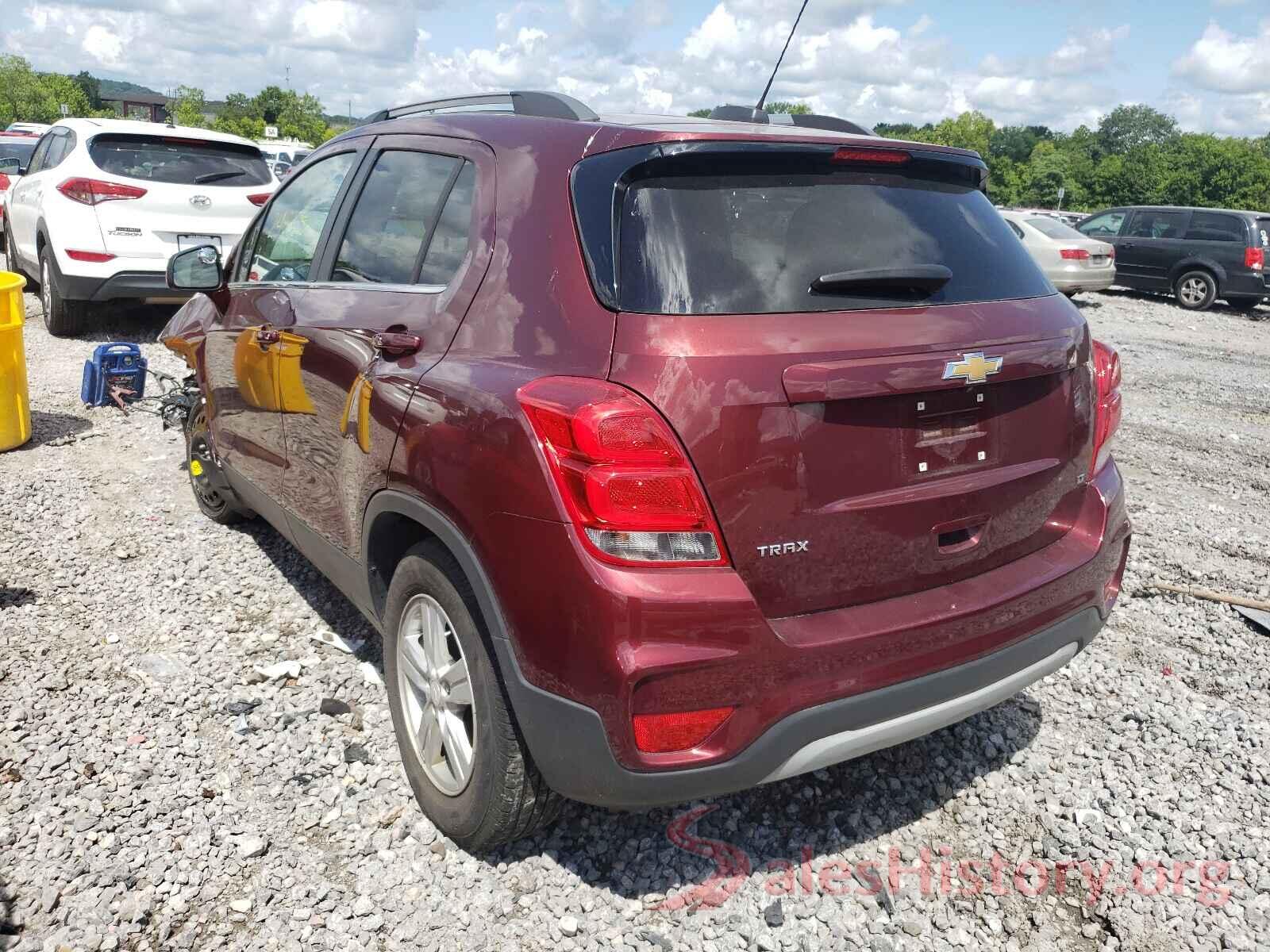 3GNCJLSBXHL168681 2017 CHEVROLET TRAX