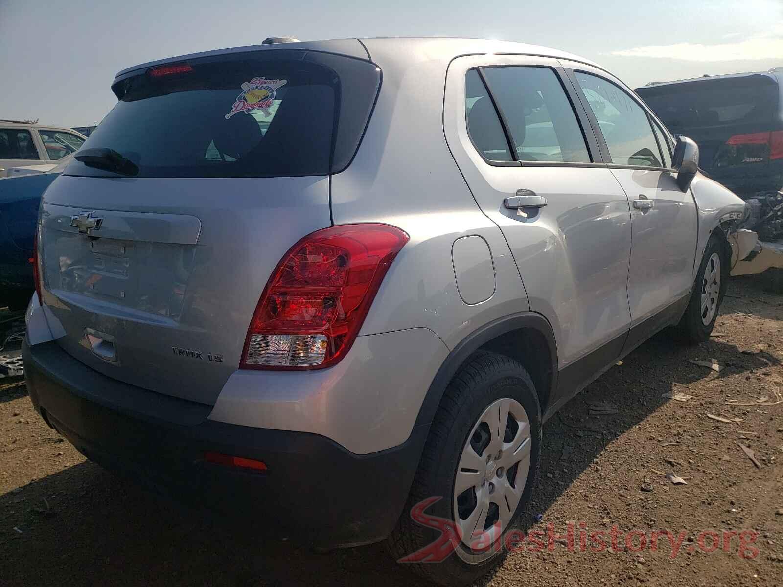 KL7CJKSB4GB636923 2016 CHEVROLET TRAX