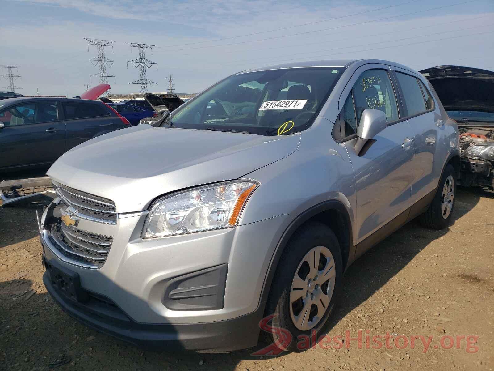 KL7CJKSB4GB636923 2016 CHEVROLET TRAX