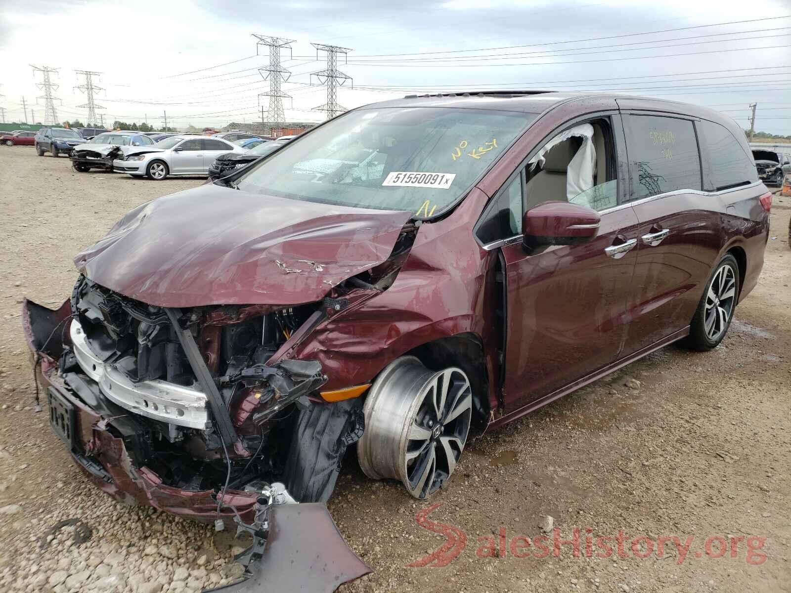 5FNRL6H92JB038577 2018 HONDA ODYSSEY