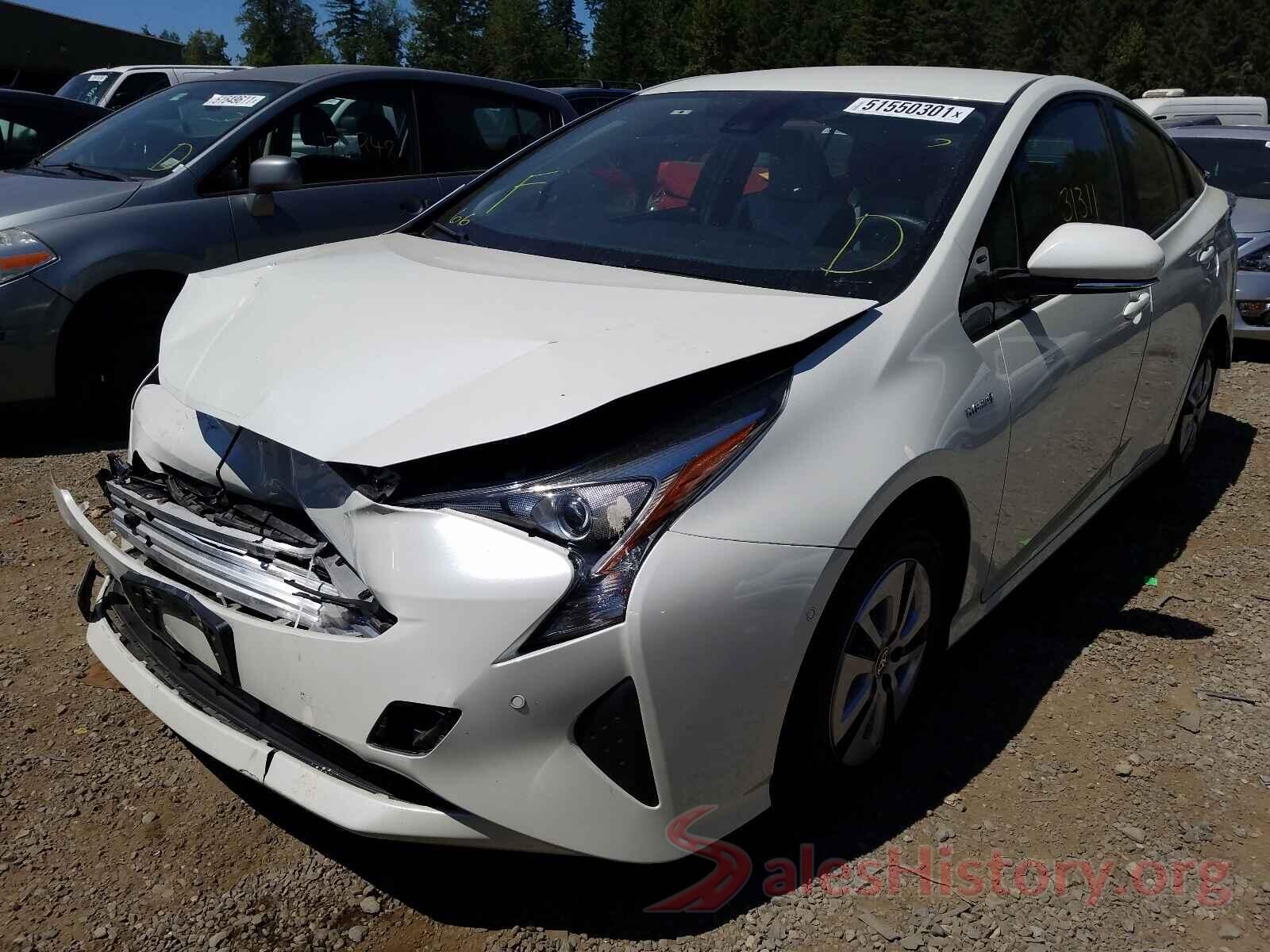 JTDKBRFU5J3589371 2018 TOYOTA PRIUS