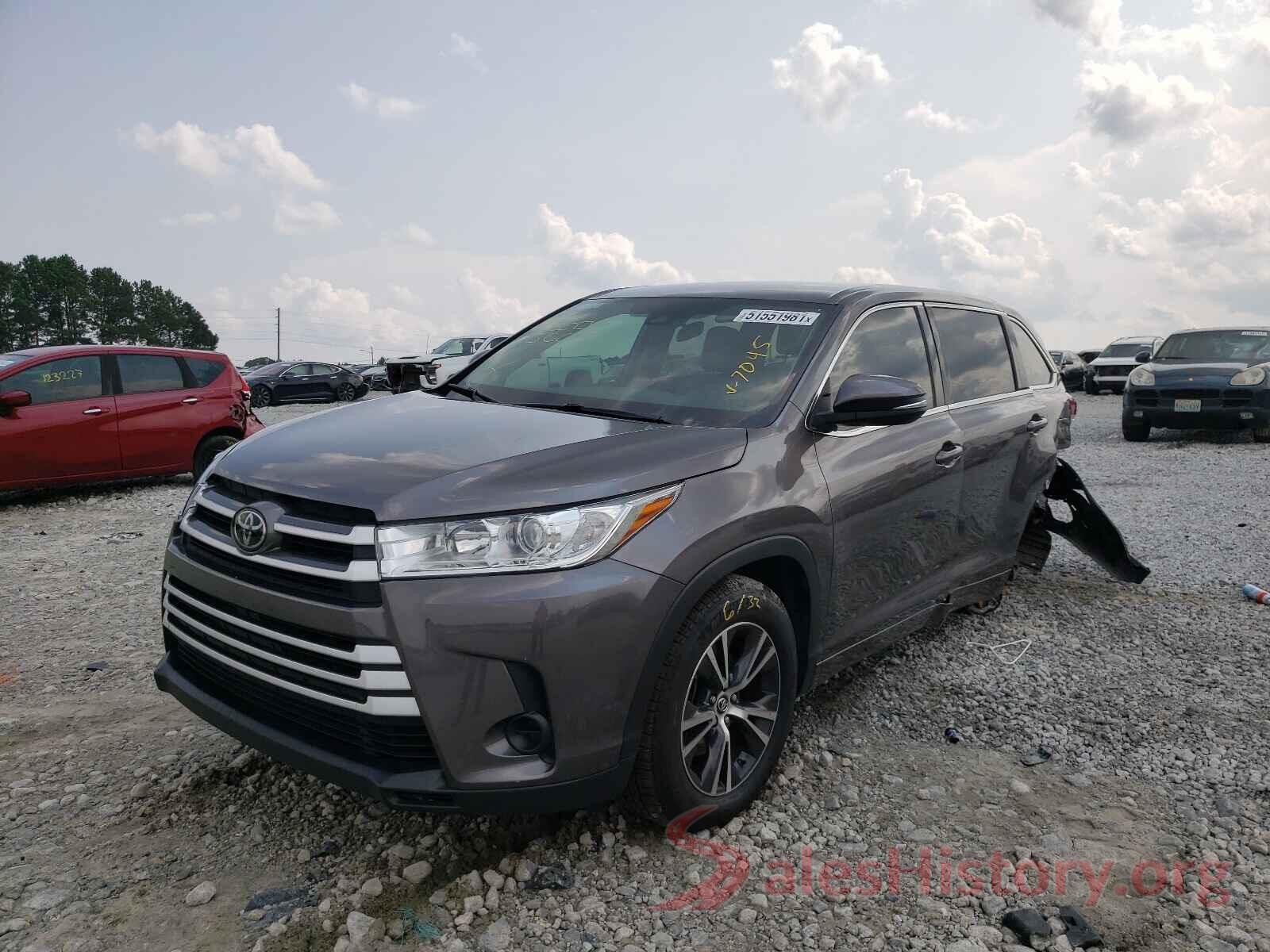 5TDZARFH1JS037045 2018 TOYOTA HIGHLANDER