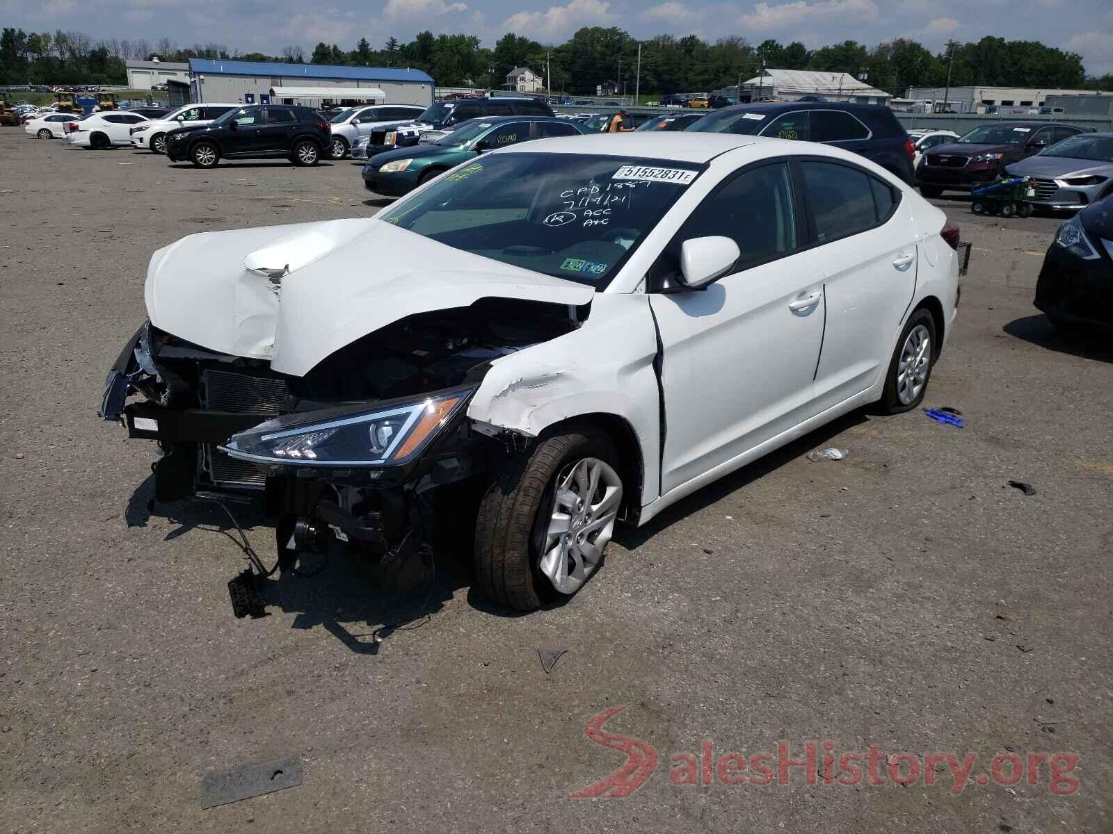 5NPD74LF3LH558744 2020 HYUNDAI ELANTRA