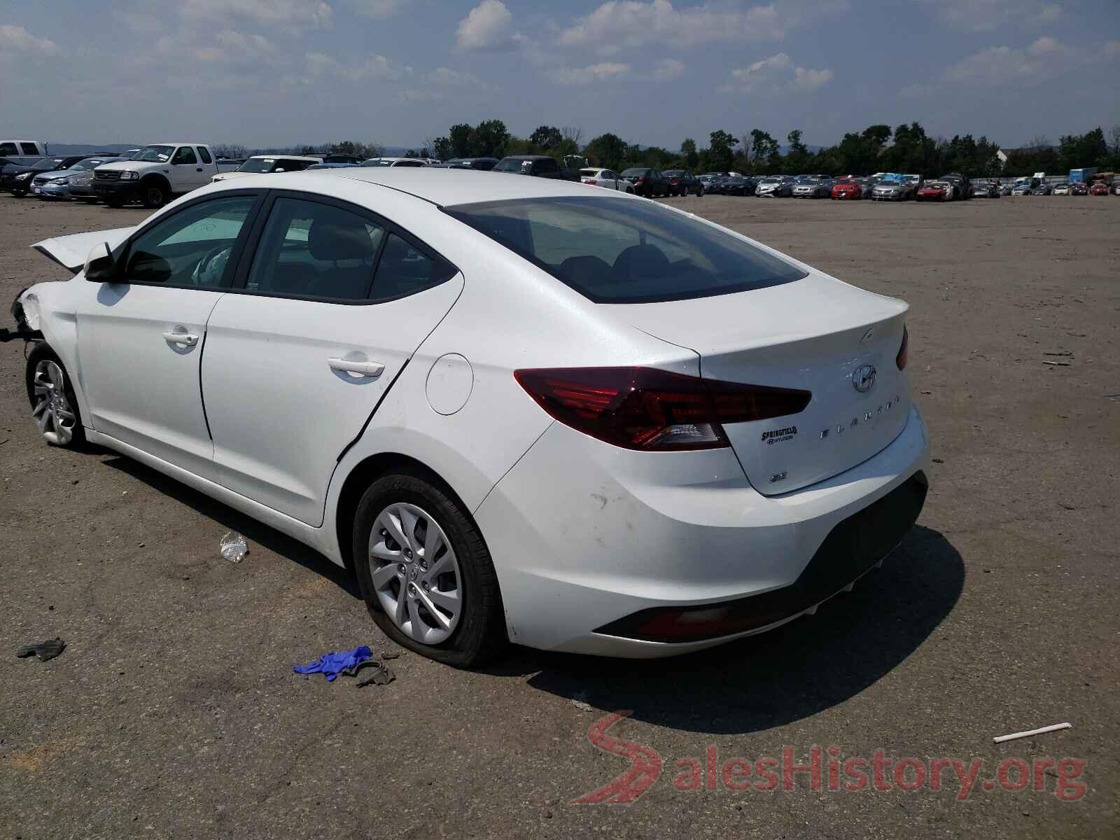 5NPD74LF3LH558744 2020 HYUNDAI ELANTRA