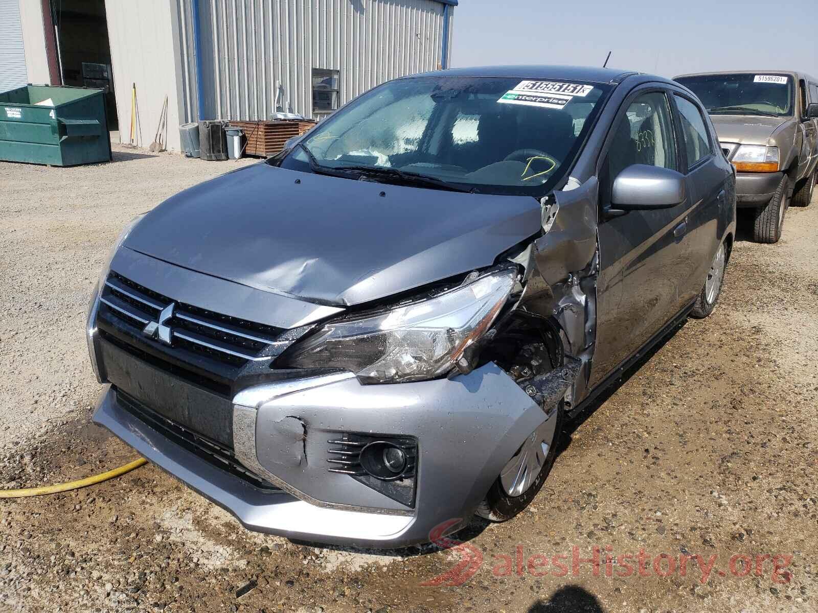 ML32AUHJ3MH005732 2021 MITSUBISHI MIRAGE