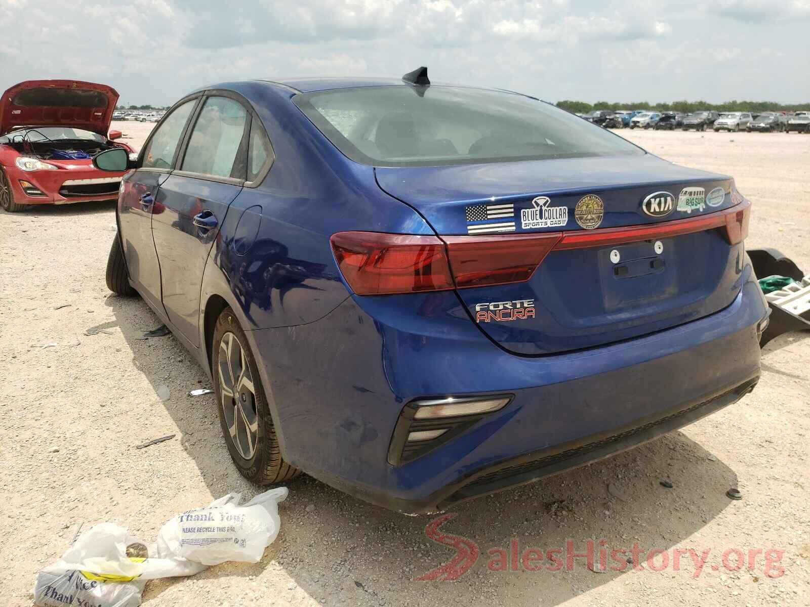 3KPF24AD8LE249204 2020 KIA FORTE