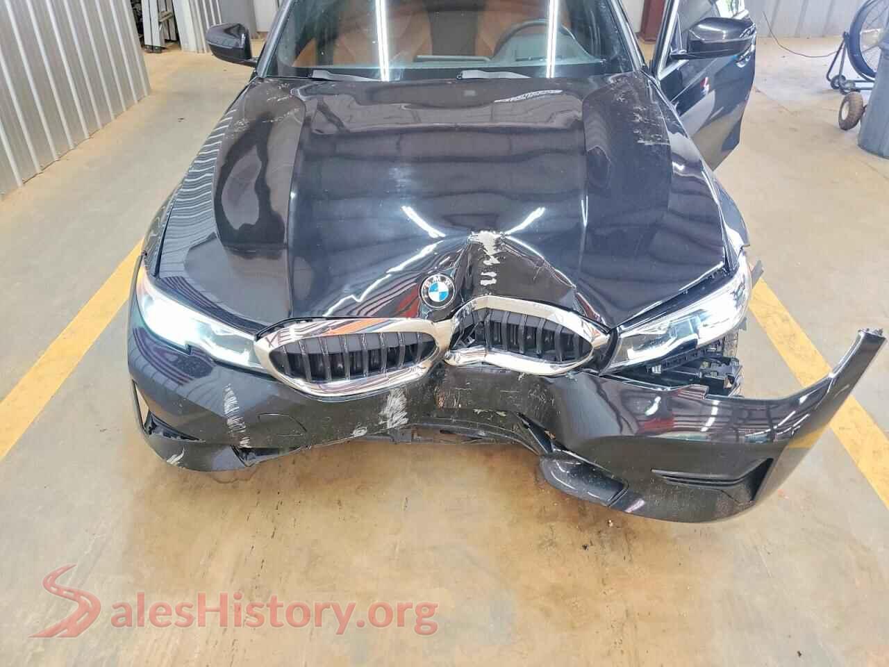 2022 BMW 3 SERIES VIN 3MW5R1J01N8C32505, VIN plate