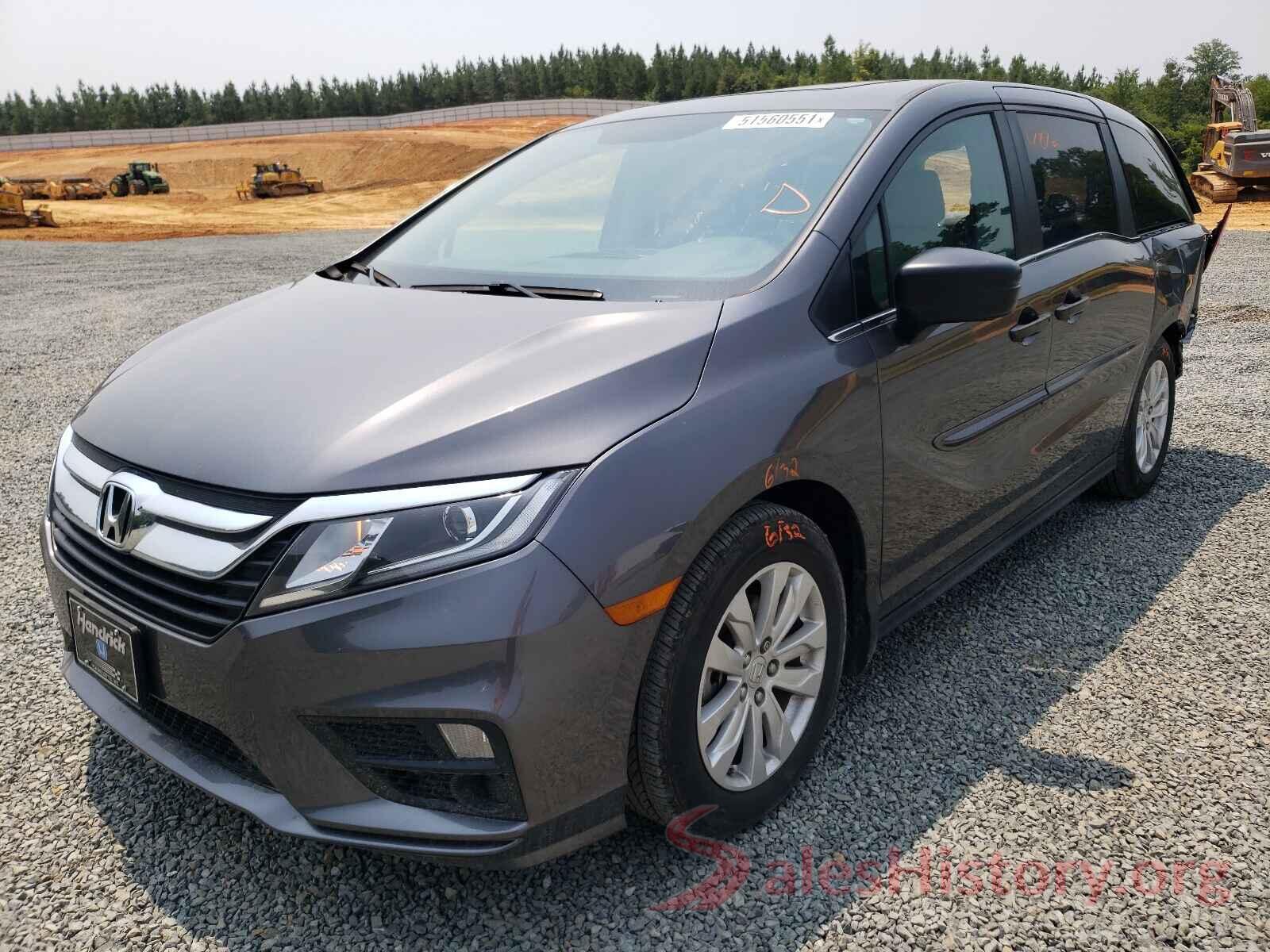 5FNRL6H27KB125573 2019 HONDA ODYSSEY