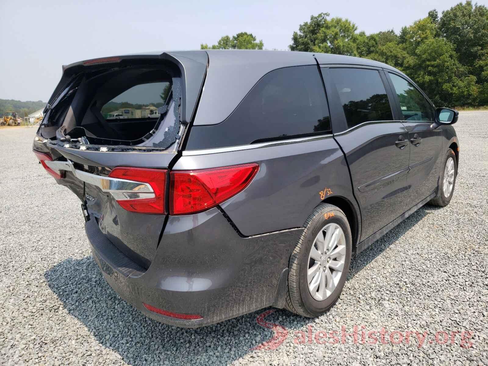 5FNRL6H27KB125573 2019 HONDA ODYSSEY