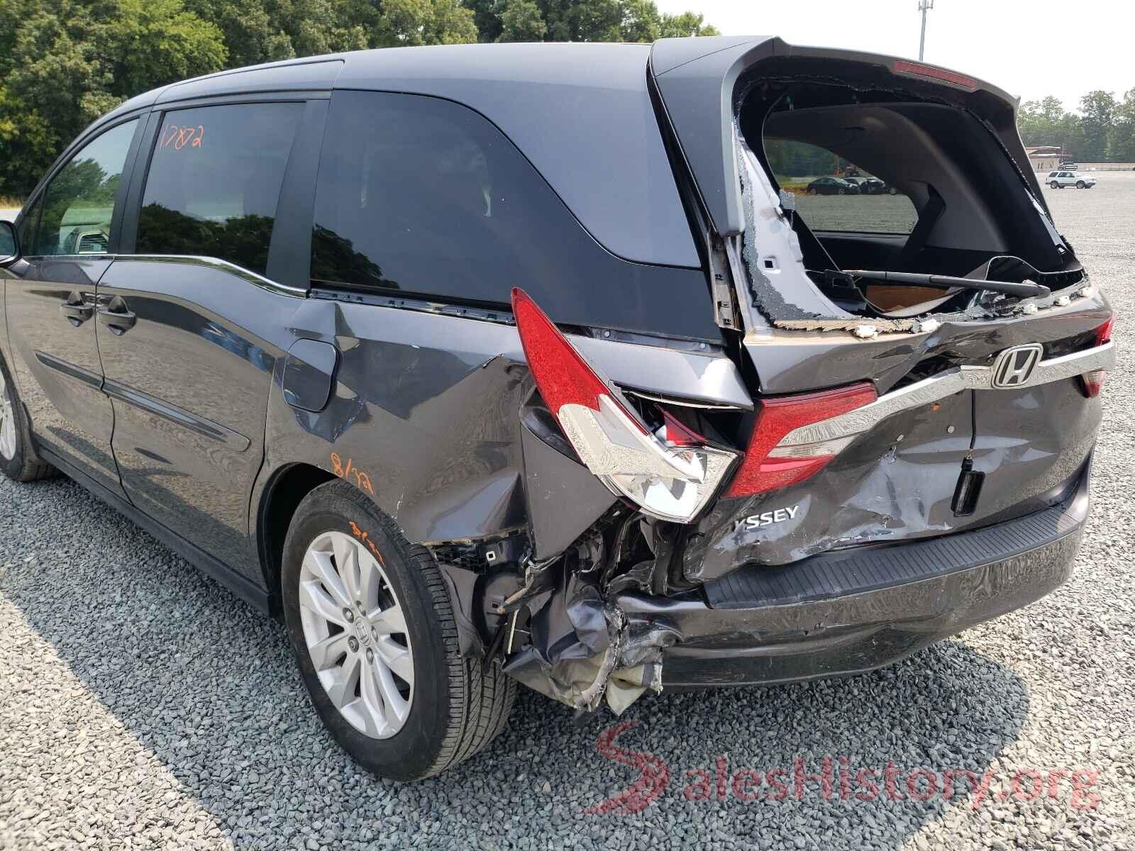 5FNRL6H27KB125573 2019 HONDA ODYSSEY