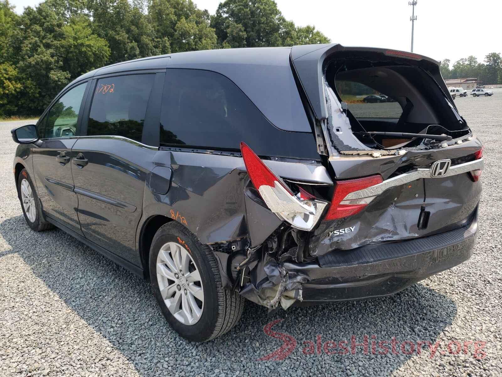 5FNRL6H27KB125573 2019 HONDA ODYSSEY