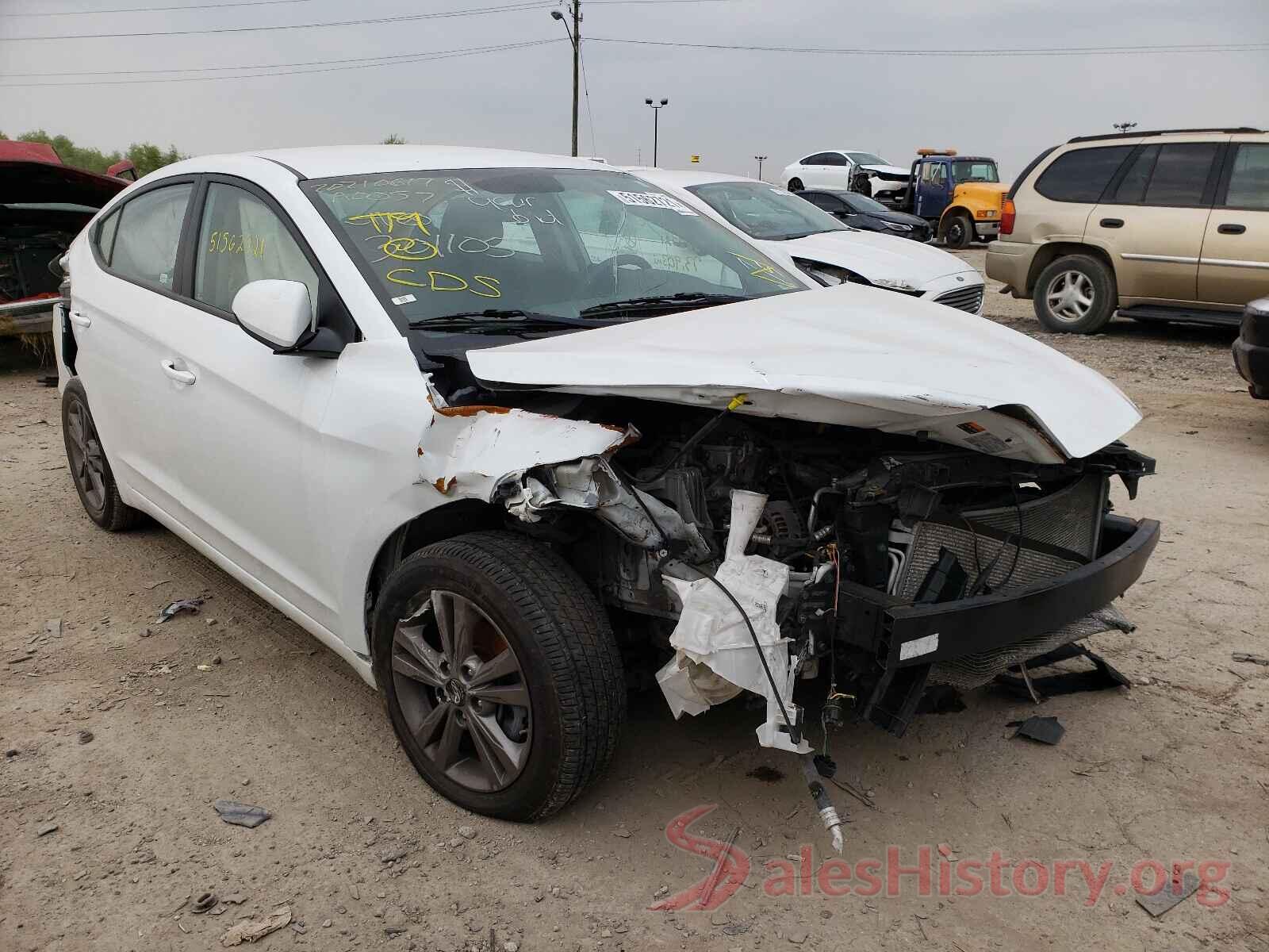 5NPD84LF8JH301105 2018 HYUNDAI ELANTRA