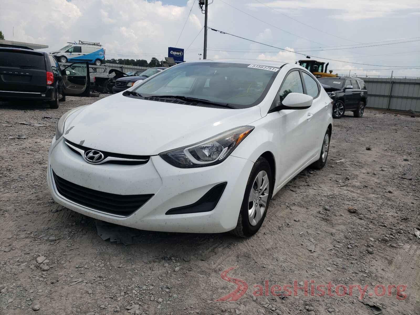 5NPDH4AE2GH778941 2016 HYUNDAI ELANTRA