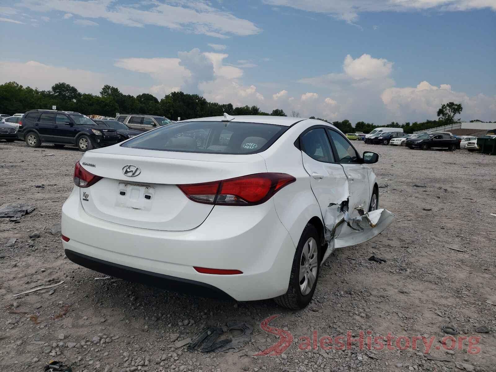 5NPDH4AE2GH778941 2016 HYUNDAI ELANTRA