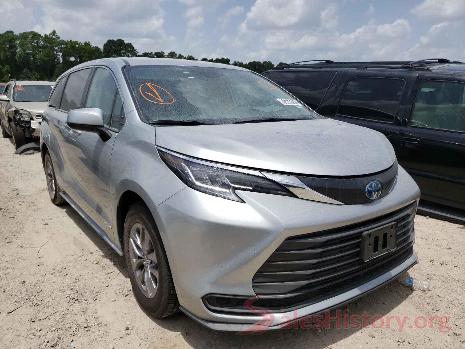 5TDKRKECXMS036858 2021 TOYOTA SIENNA