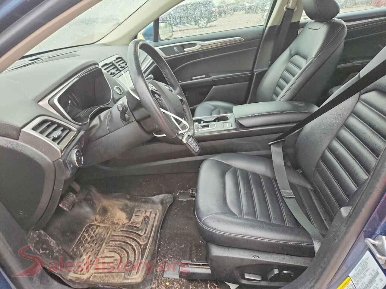 2019 FORD FUSION VIN 3FA6P0MU5KR147684, engine bay