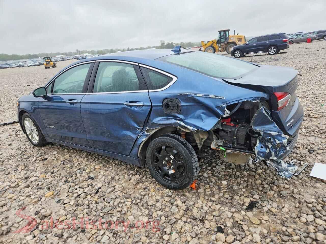 2019 FORD FUSION VIN 3FA6P0MU5KR147684, front view