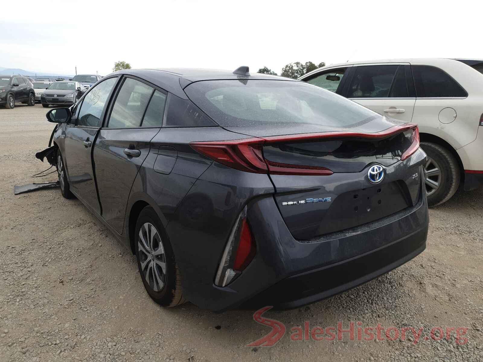 JTDKAMFP8M3195481 2021 TOYOTA PRIUS