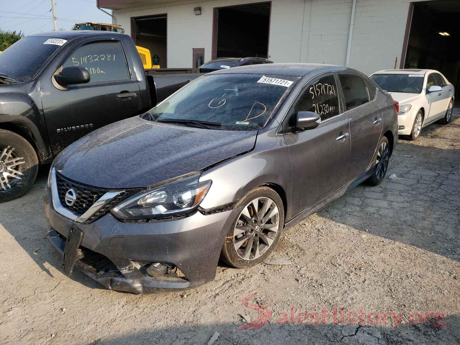 3N1AB7APXKY408634 2019 NISSAN SENTRA