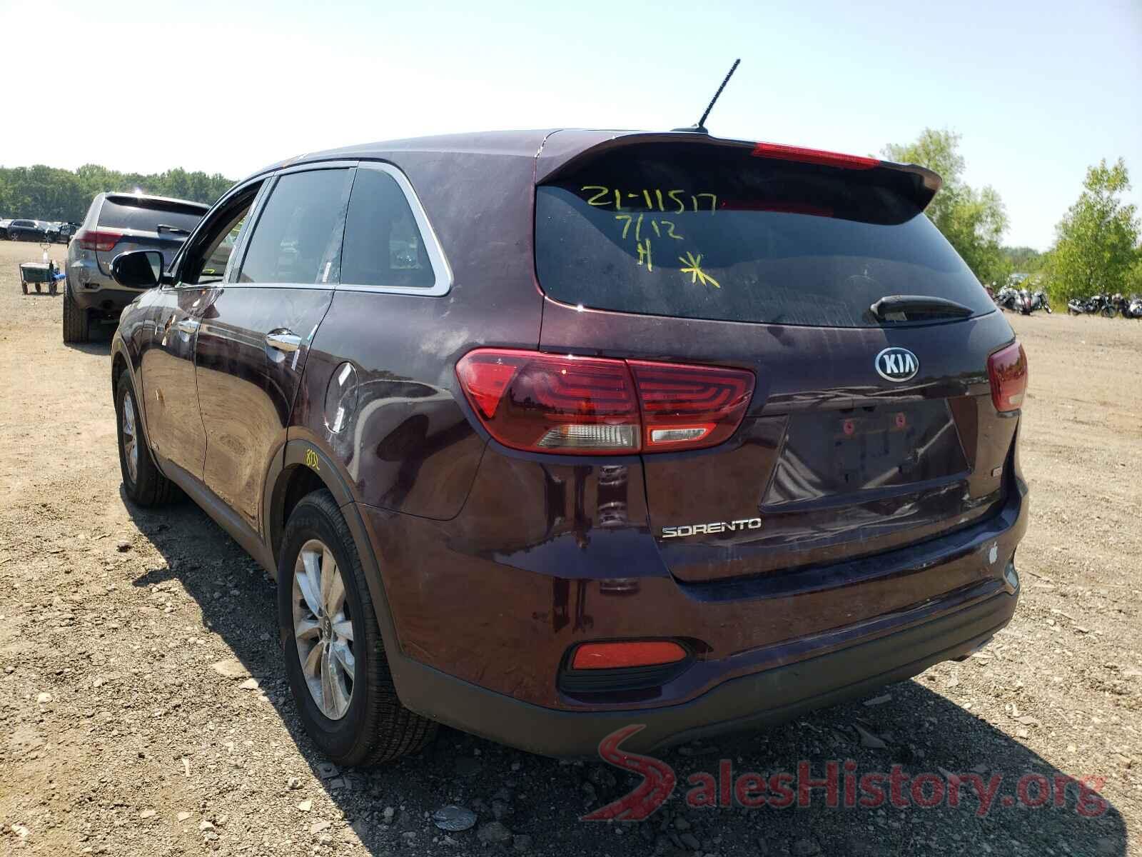 5XYPGDA3XKG548613 2019 KIA SORENTO