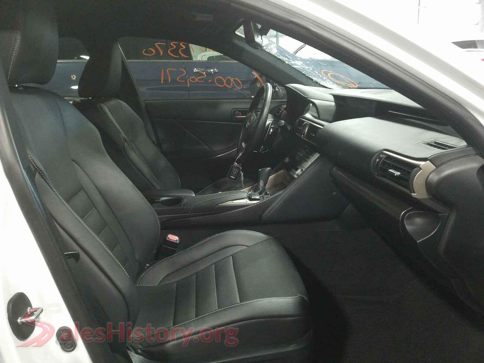 2017 LEXUS IS VIN JTHCE1D26H5014434, rear view