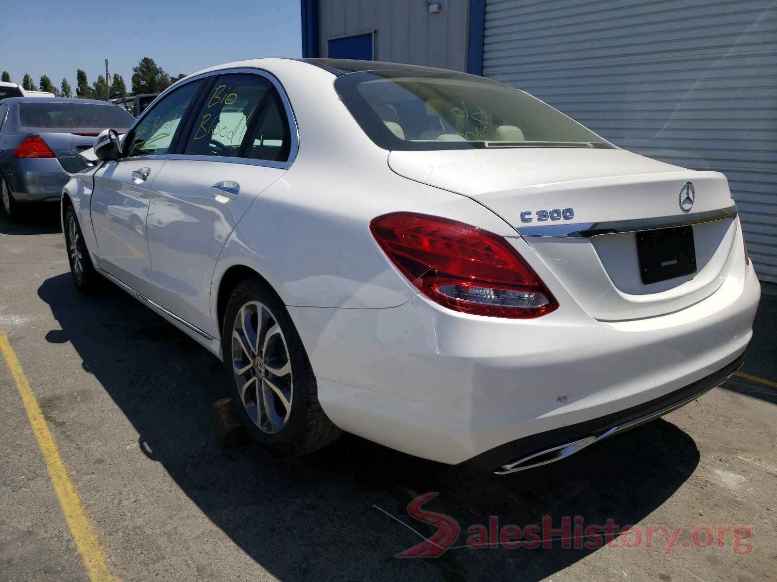 55SWF4KB0HU228042 2017 MERCEDES-BENZ C-CLASS