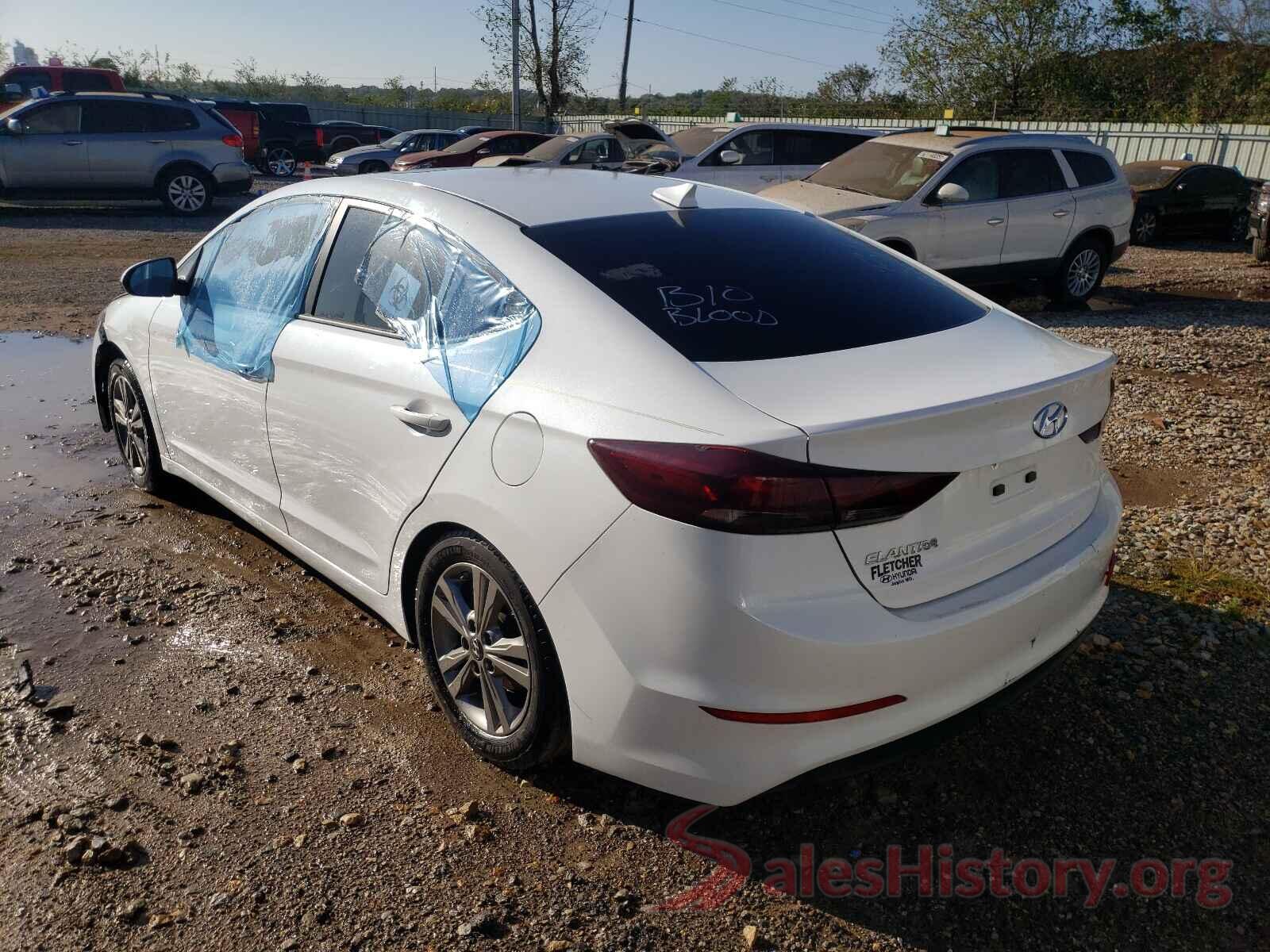 5NPD84LF0JH372217 2018 HYUNDAI ELANTRA