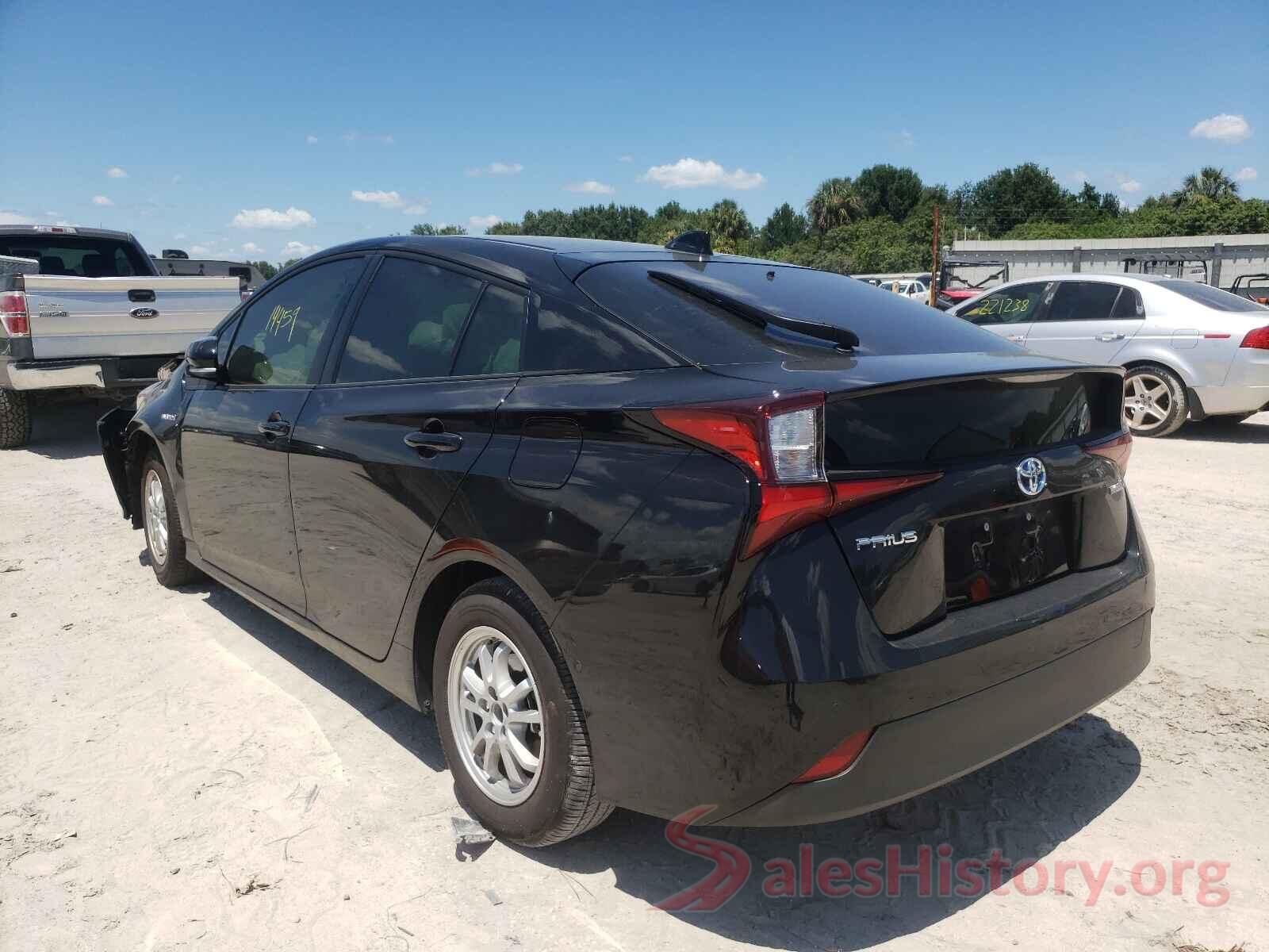 JTDKAMFUXM3134705 2021 TOYOTA PRIUS