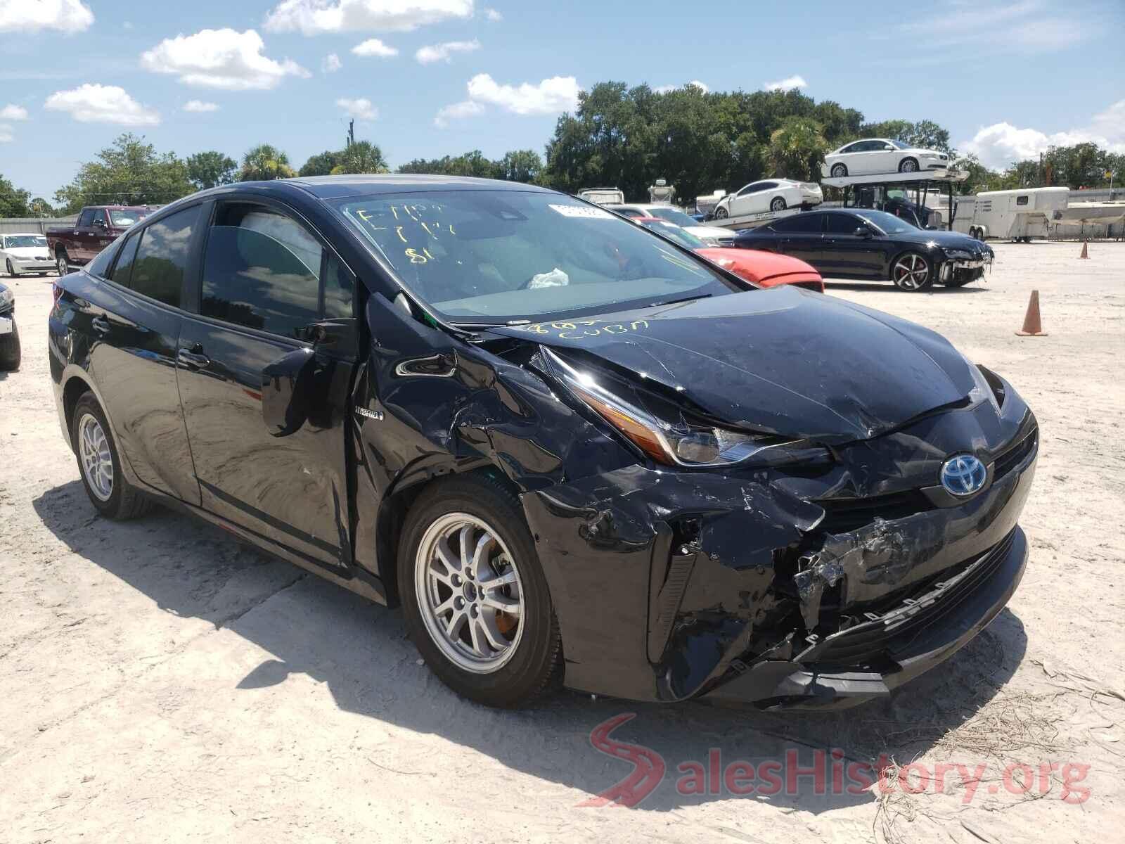 JTDKAMFUXM3134705 2021 TOYOTA PRIUS