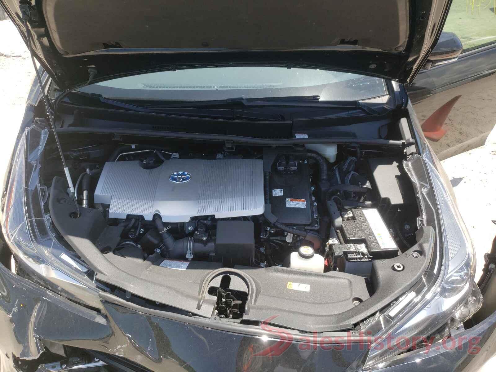 JTDKAMFUXM3134705 2021 TOYOTA PRIUS