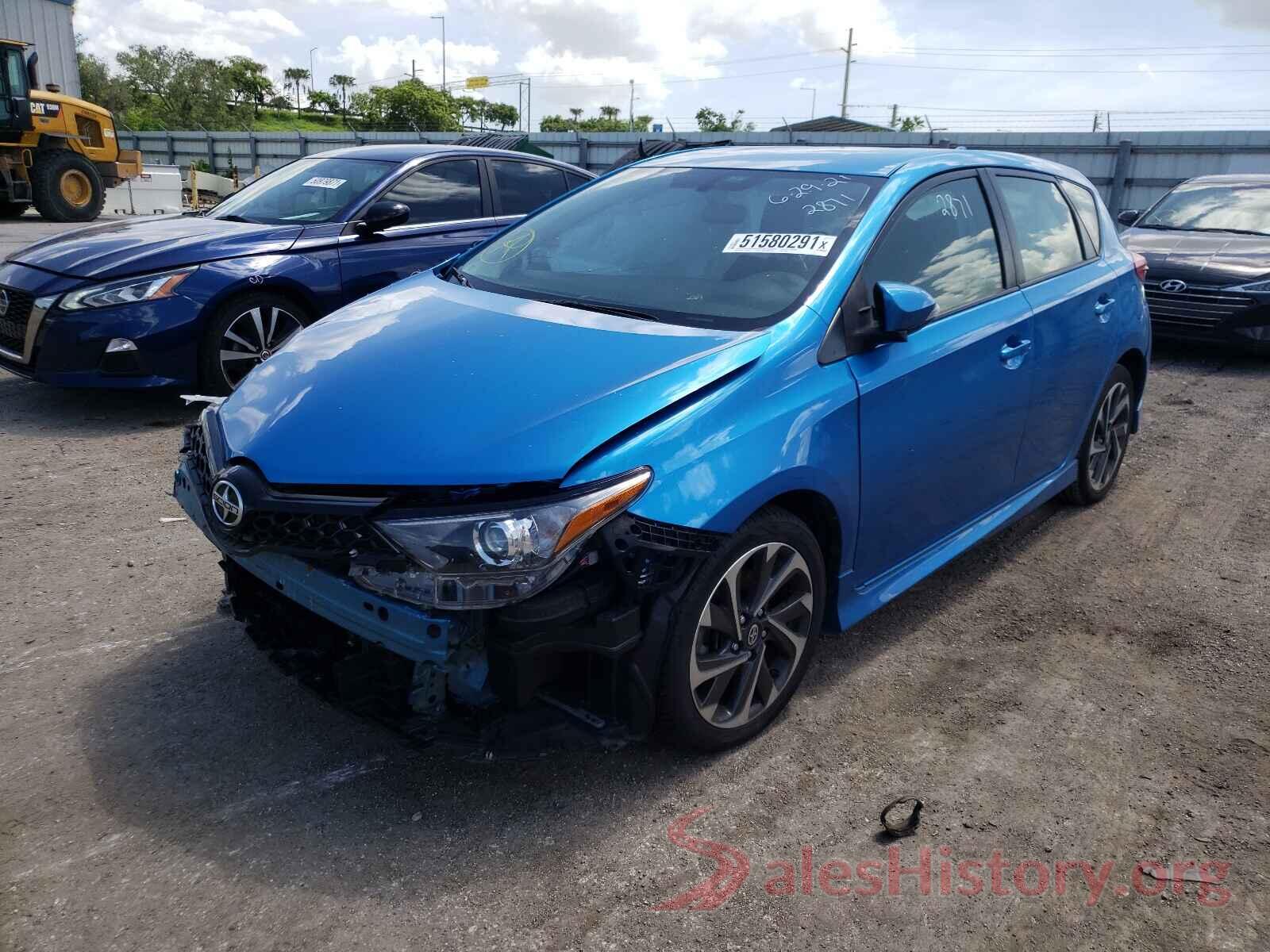 JTNKARJE5GJ522871 2016 TOYOTA SCION