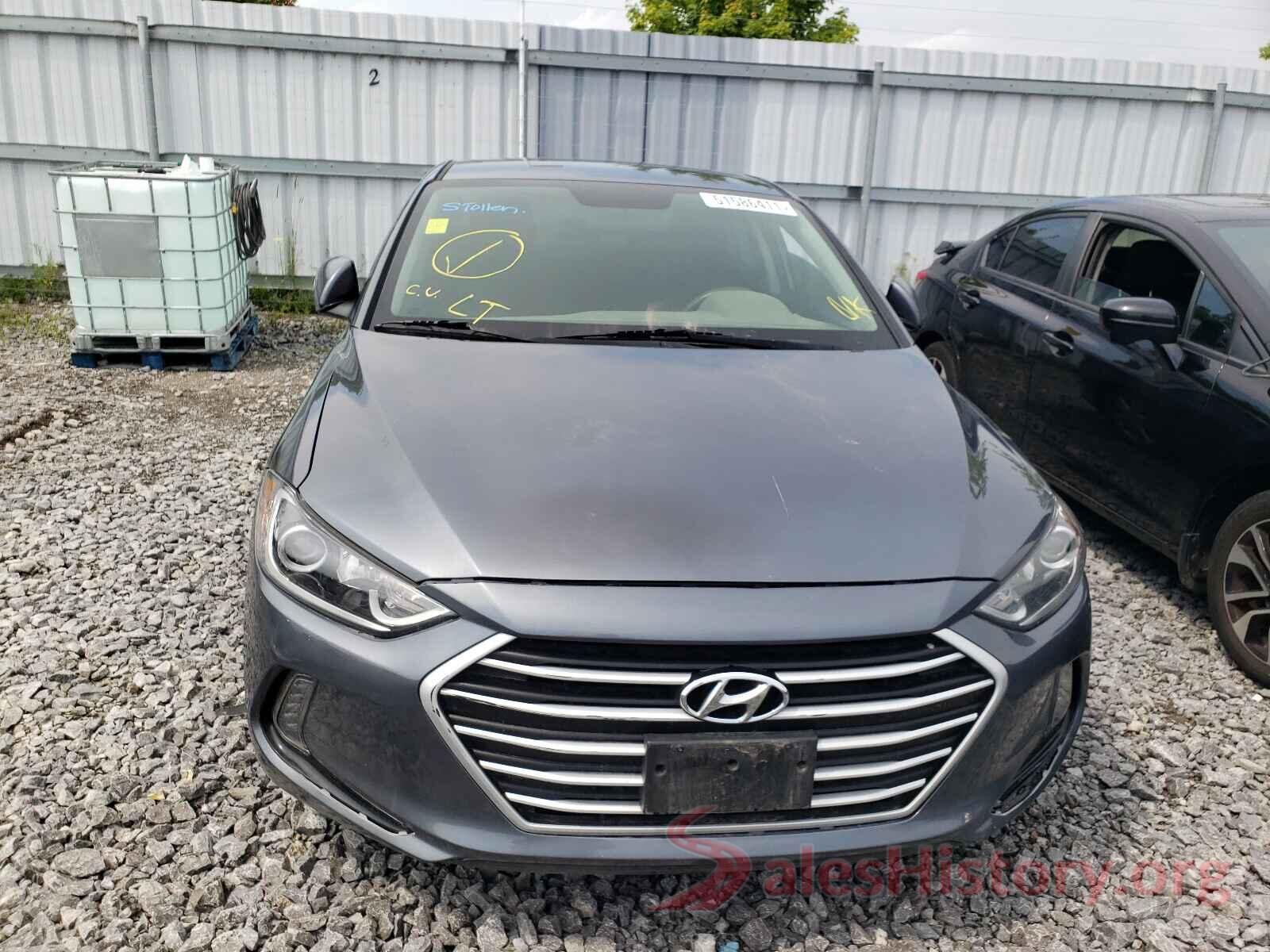 KMHD84LF6HU253101 2017 HYUNDAI ELANTRA