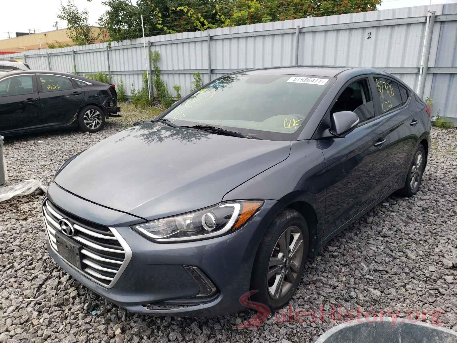 KMHD84LF6HU253101 2017 HYUNDAI ELANTRA