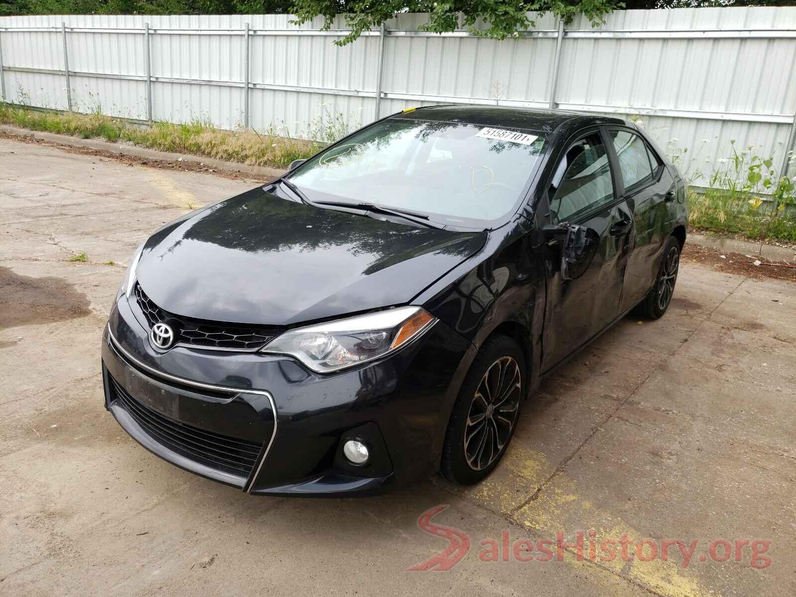 5YFBURHE6GP515540 2016 TOYOTA COROLLA