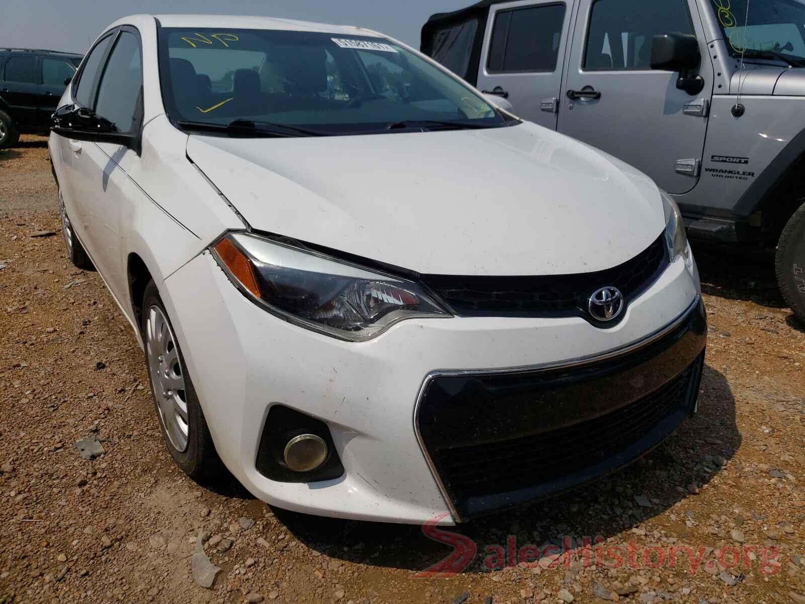 5YFBURHE5GP563398 2016 TOYOTA COROLLA