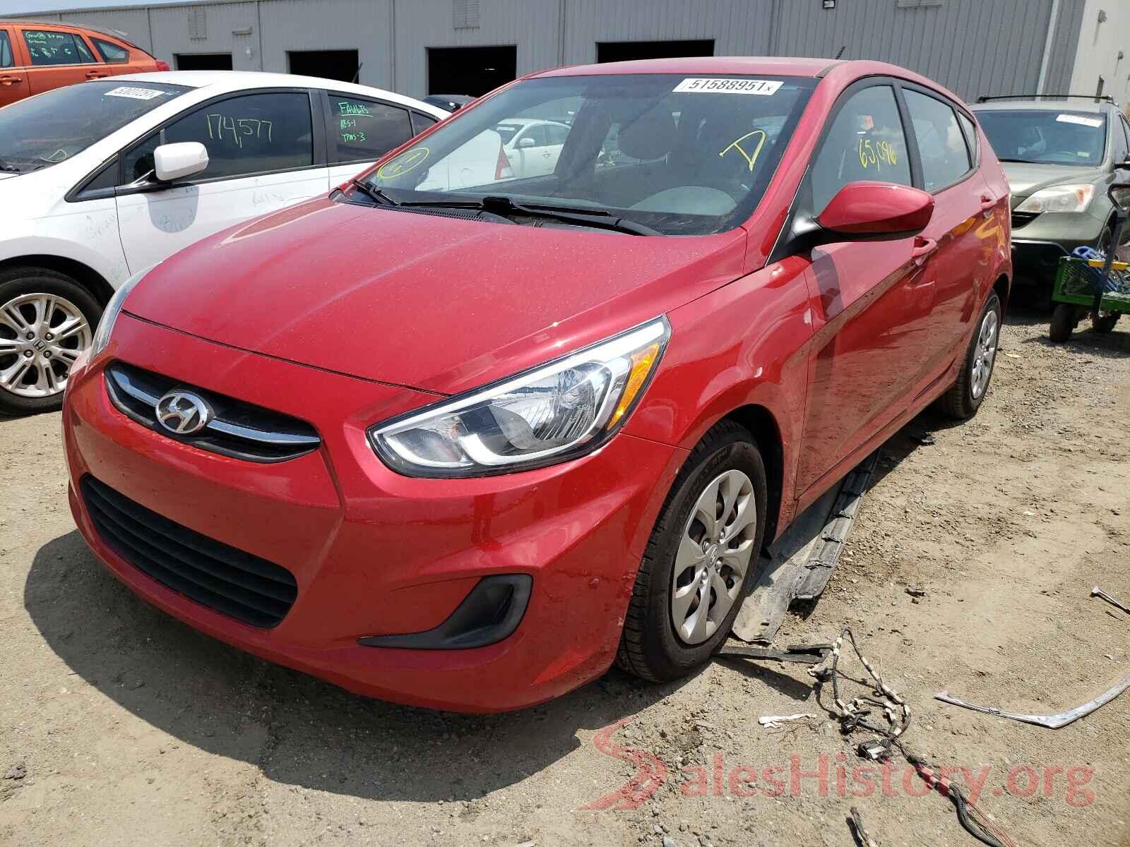 KMHCT5AE5HU311581 2017 HYUNDAI ACCENT