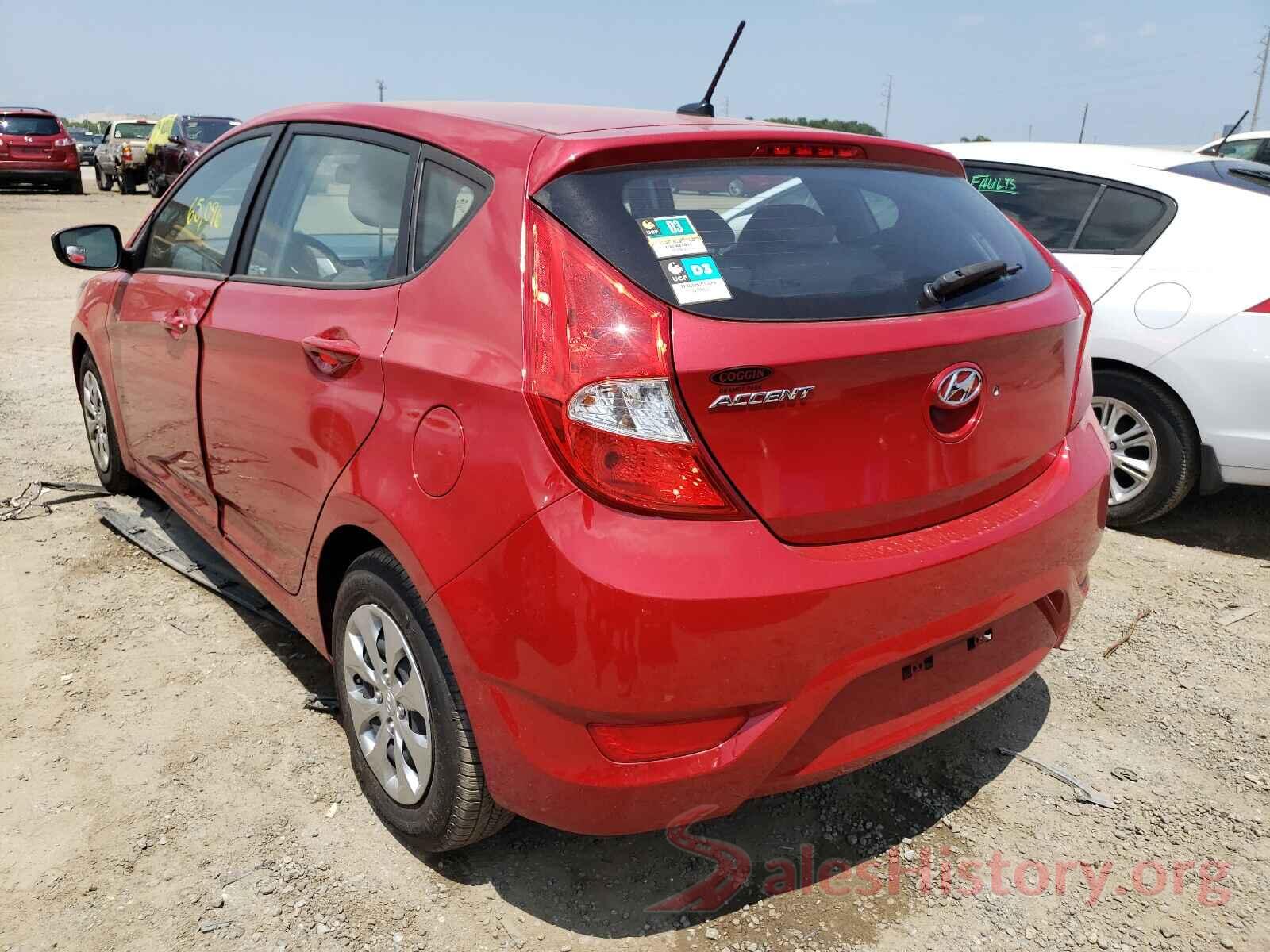 KMHCT5AE5HU311581 2017 HYUNDAI ACCENT