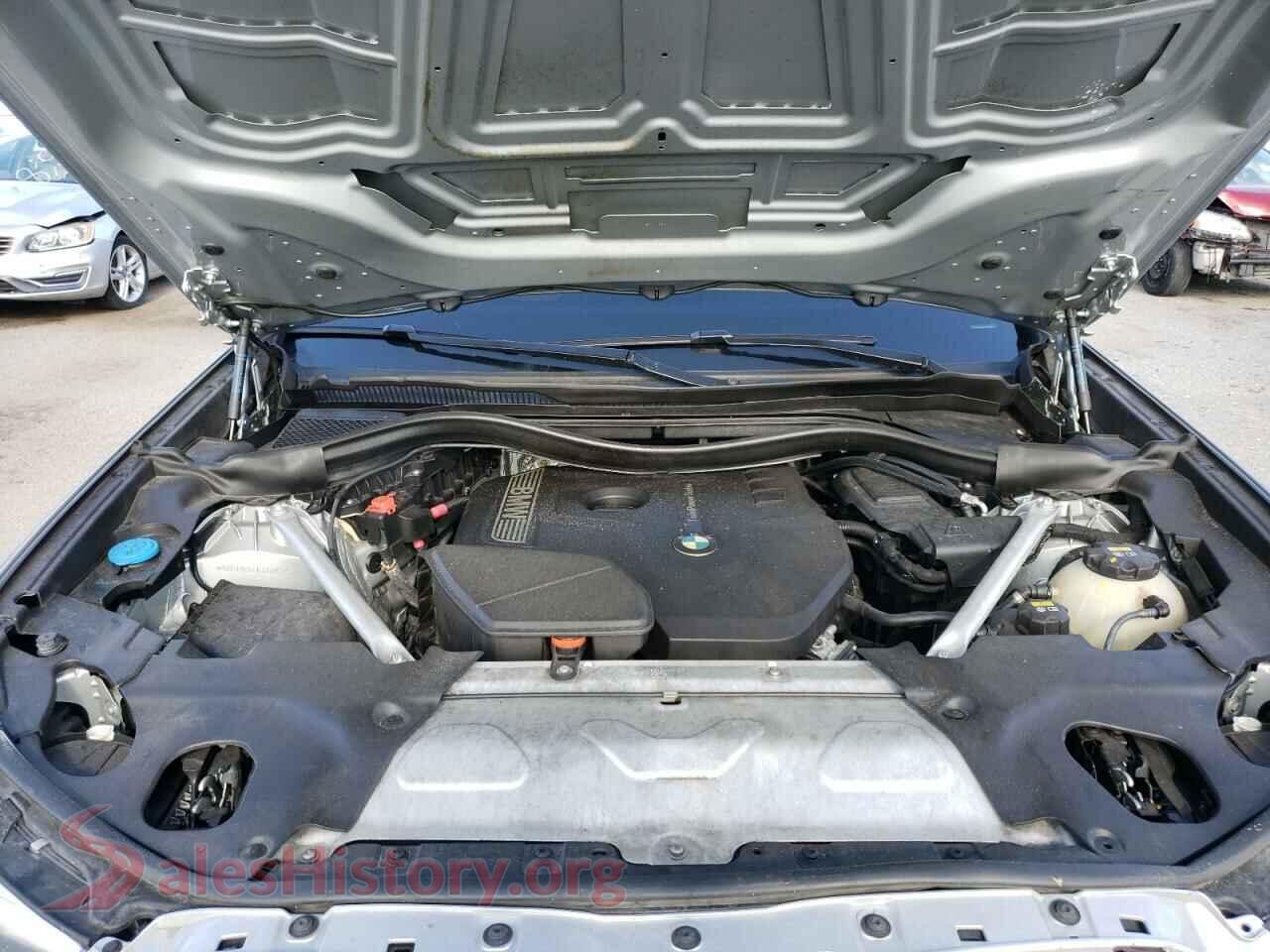 2018 BMW X3 VIN 5UXTR9C53JLC84093, engine bay