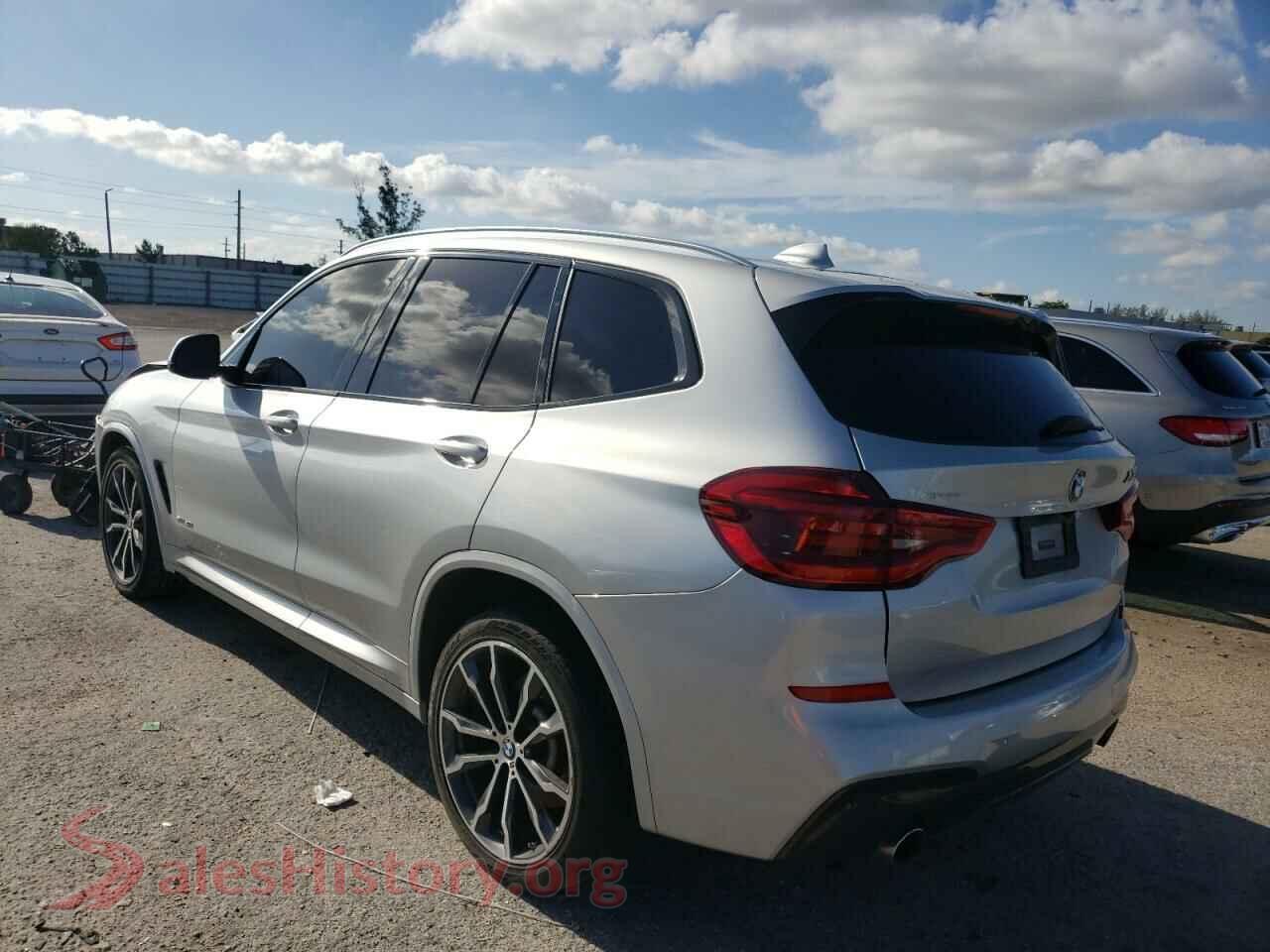 2018 BMW X3 VIN 5UXTR9C53JLC84093, right side view