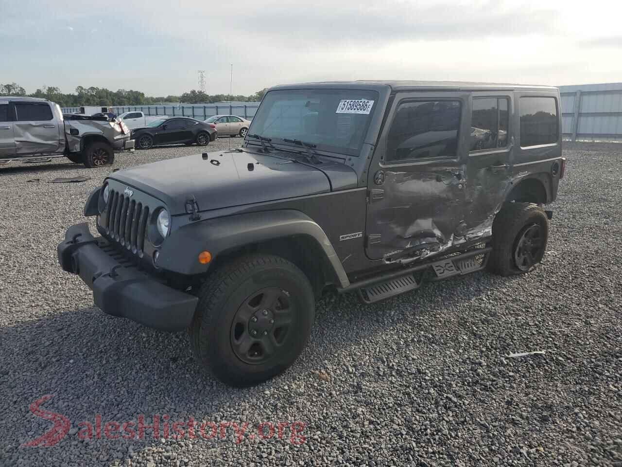 2017 JEEP WRANGLER VIN 1C4BJWDG6HL500271, auction photo