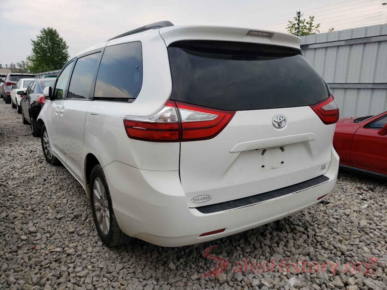 5TDJK3DC2GS134181 2016 TOYOTA SIENNA