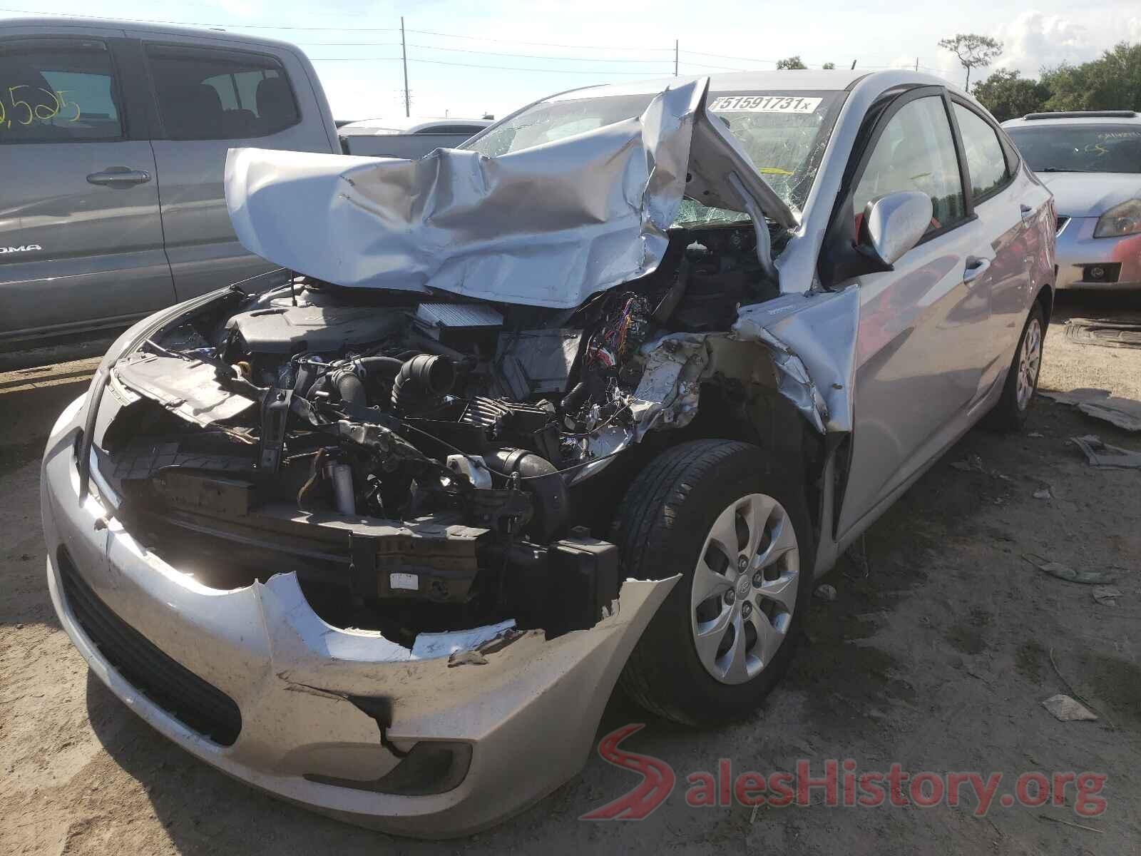 KMHCT4AEXHU243563 2017 HYUNDAI ACCENT